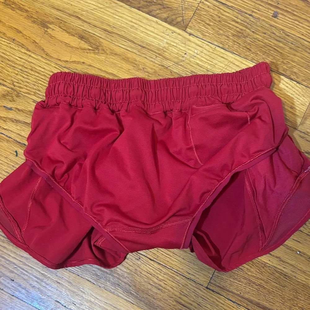 Lululemon Hottie Hot Red Shorts